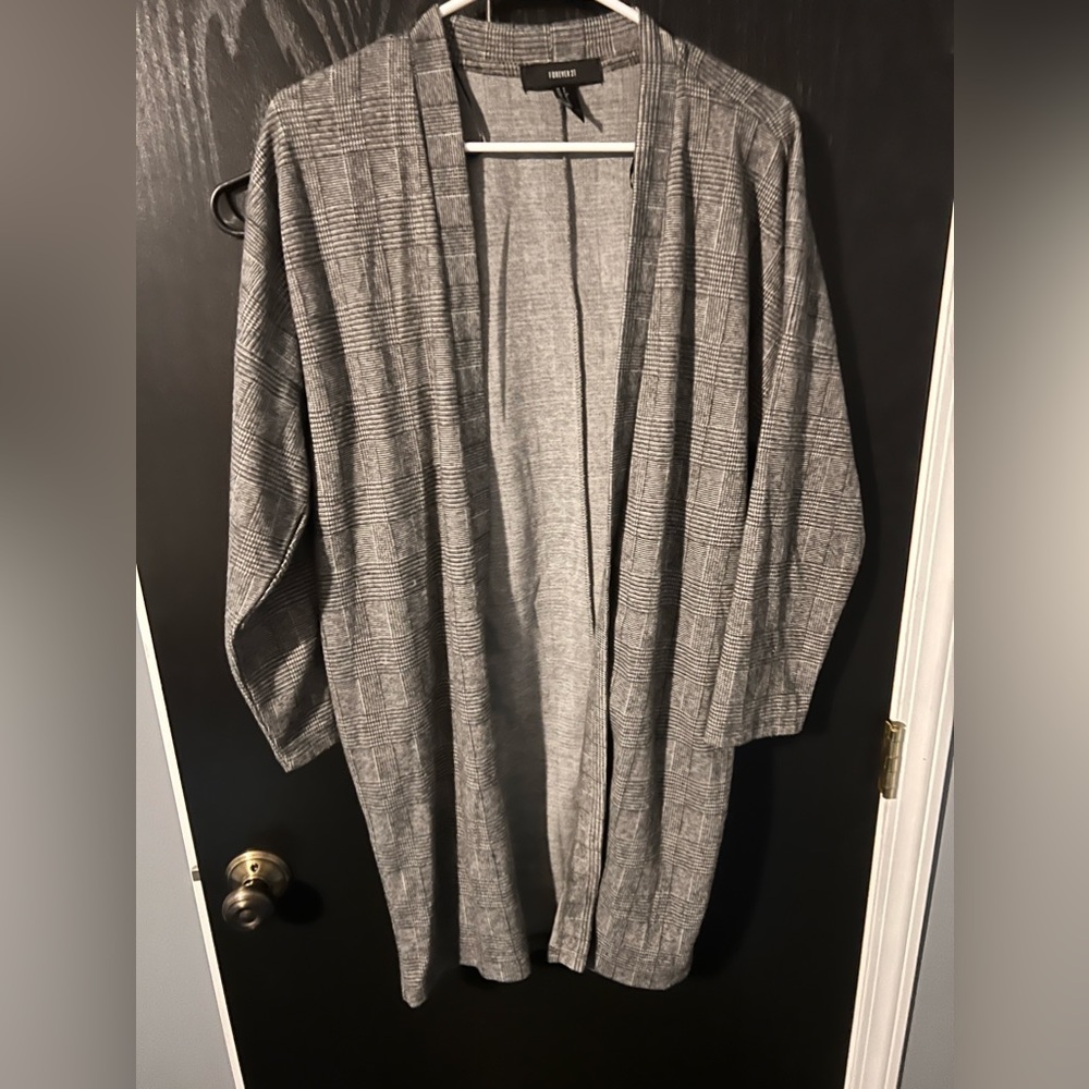 Black white and grey sweater with shirt - Picture 2 of 4
